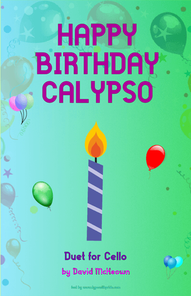 Happy Birthday Calypso, for Cello Duet (arr. David McKeown)