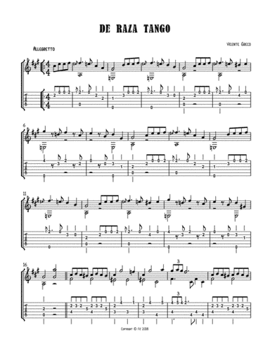 De Raza Tango (arr. Frank Kerntiff)