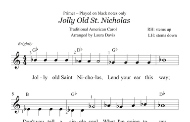 Jolly Old St. Nicholas (arr. Laura Davis)