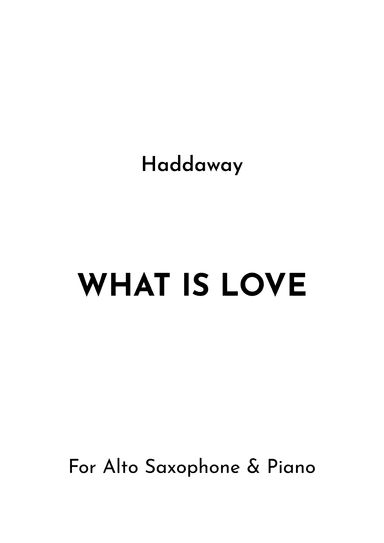 What Is Love (arr. Jireh J.)