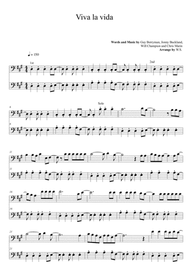 Viva La Vida (arr. Wendy Shih)