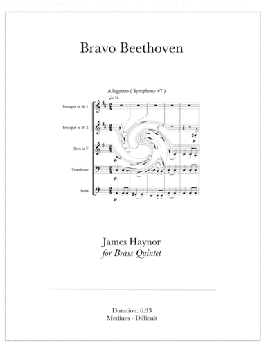 Bravo Beethoven for Brass Quintet (arr. James Haynor)