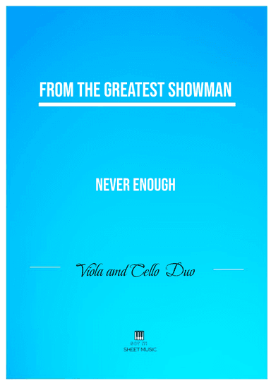Never Enough (arr. ANDRE LAITANO)