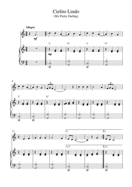 Cielito Lindo (My Pretty Darling) (arr. Kaiserin Rebecca)