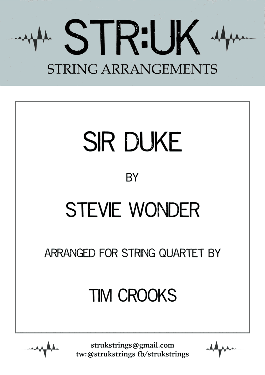 Sir Duke (arr. Tim Crooks)