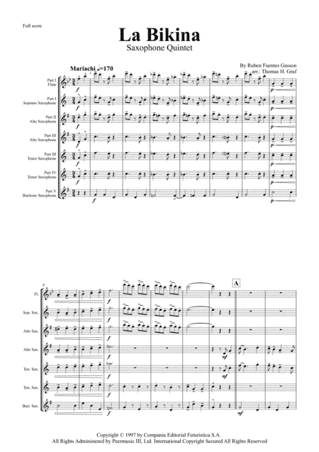 La Bikina (arr. Thomas Graf)