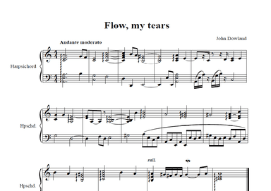 Flow, my tears (arr. Mike Raymond)