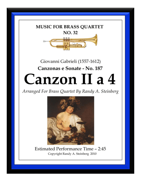 Canzon II a 4 - No. 187 (arr. Randy A. Steinberg)