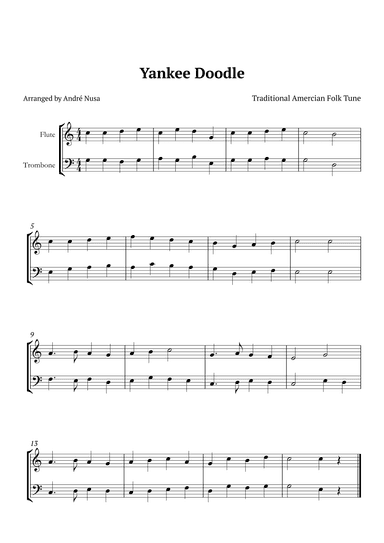 Yankee Doodle (arr. André Nusa)