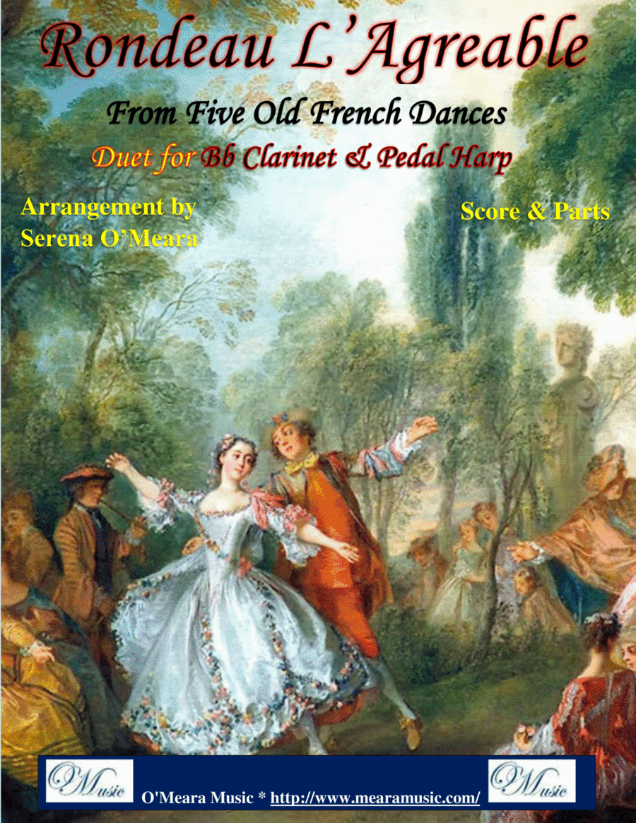 Rondeau L’Agreable, Duet for	Bb Clarinet & Pedal Harp (arr. Serena O’Meara)