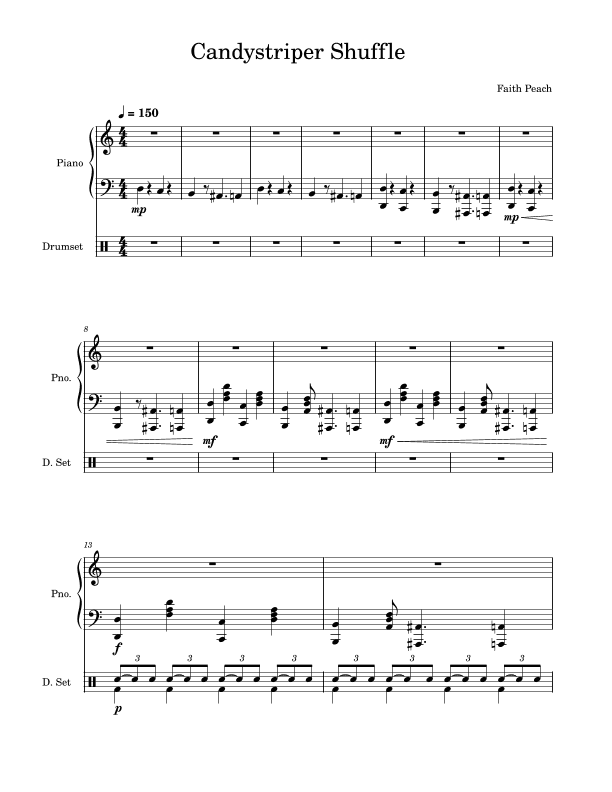 Candystriper Shuffle - Score Only