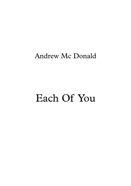 Each Of You