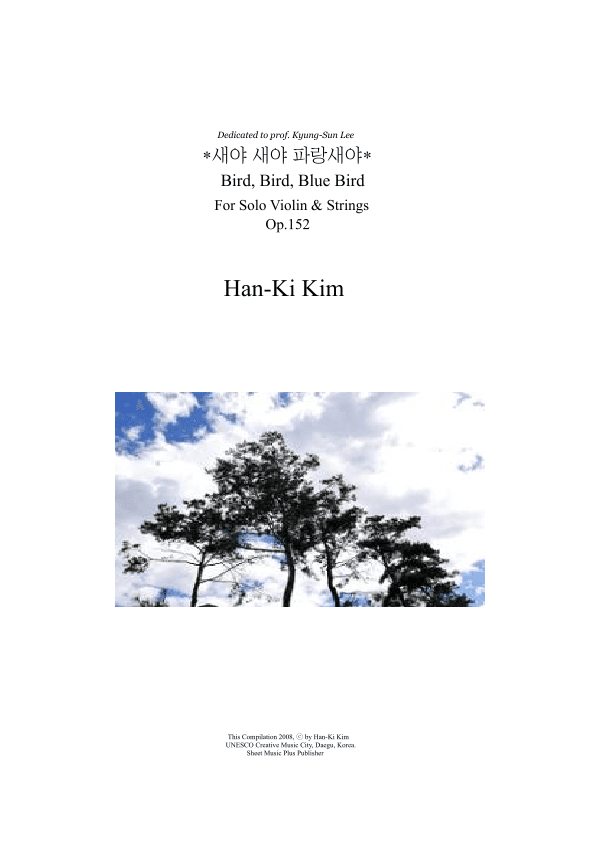 Blue Bird (For Violin and Strings) (arr. Han-Ki Kim)