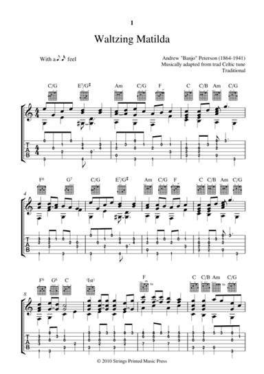 WALTZING MATILDA (arr. Lee Mitchell)