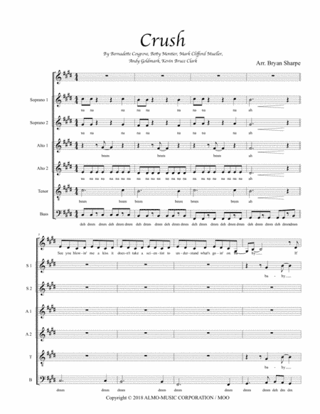 Crush Remix (arr. Bryan Sharpe)