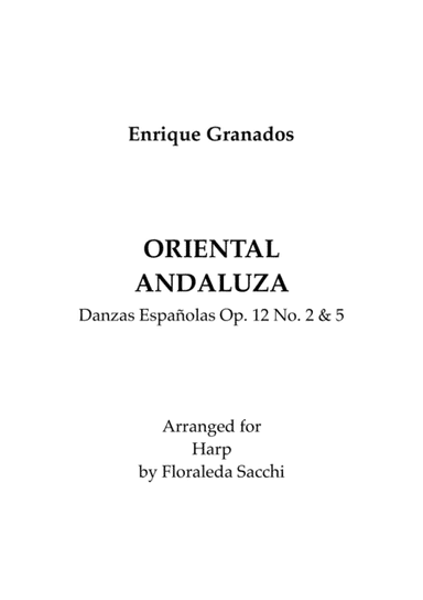 Oriental & Andaluza (arr. Floraleda Sacchi)