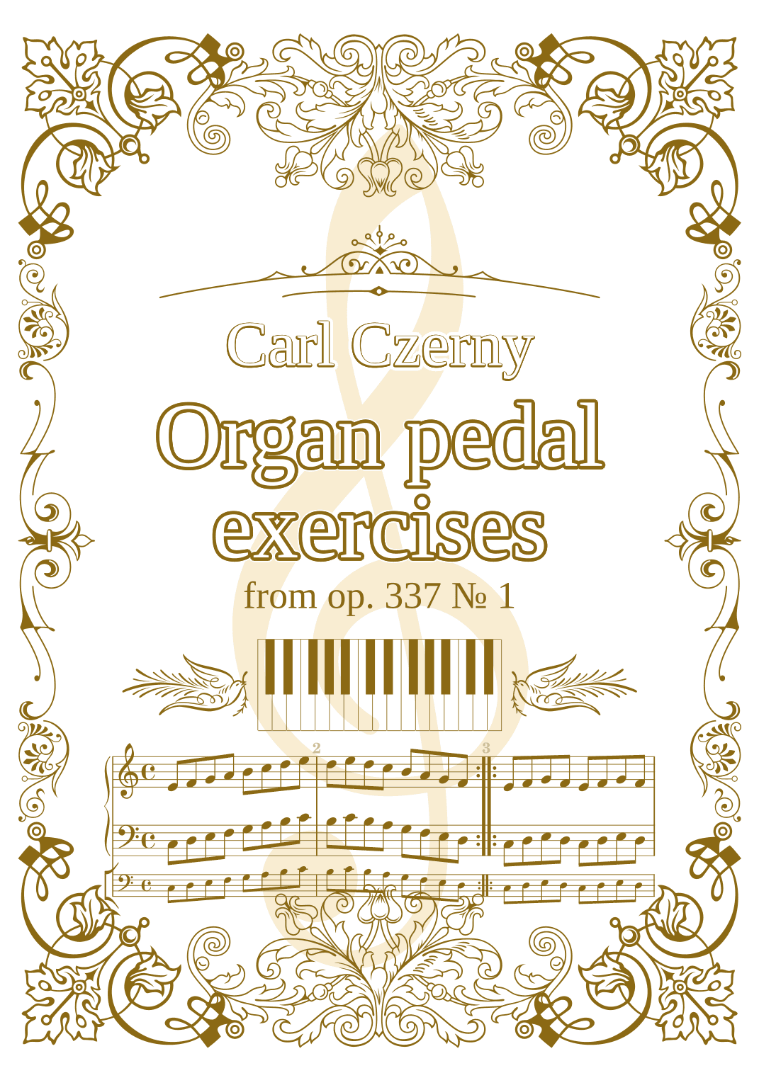Organ pedal exercises (arr. Manuela Rosa)