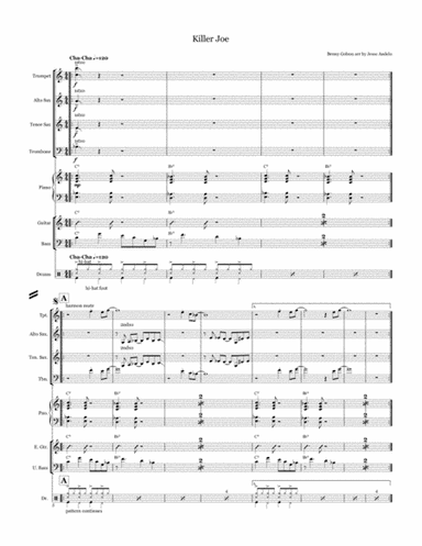 Cool Joe, Mean Joe (killer Joe) (arr. Jesse Audelo)