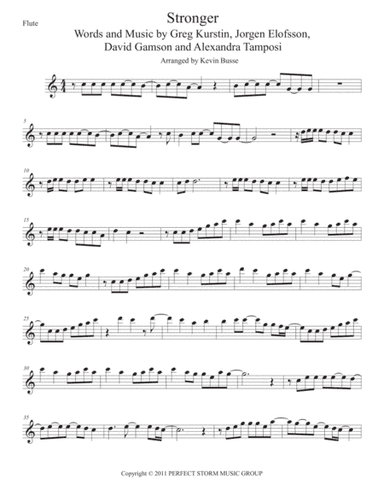 Stronger (What Doesn't Kill You) (arr. Kevin Busse)