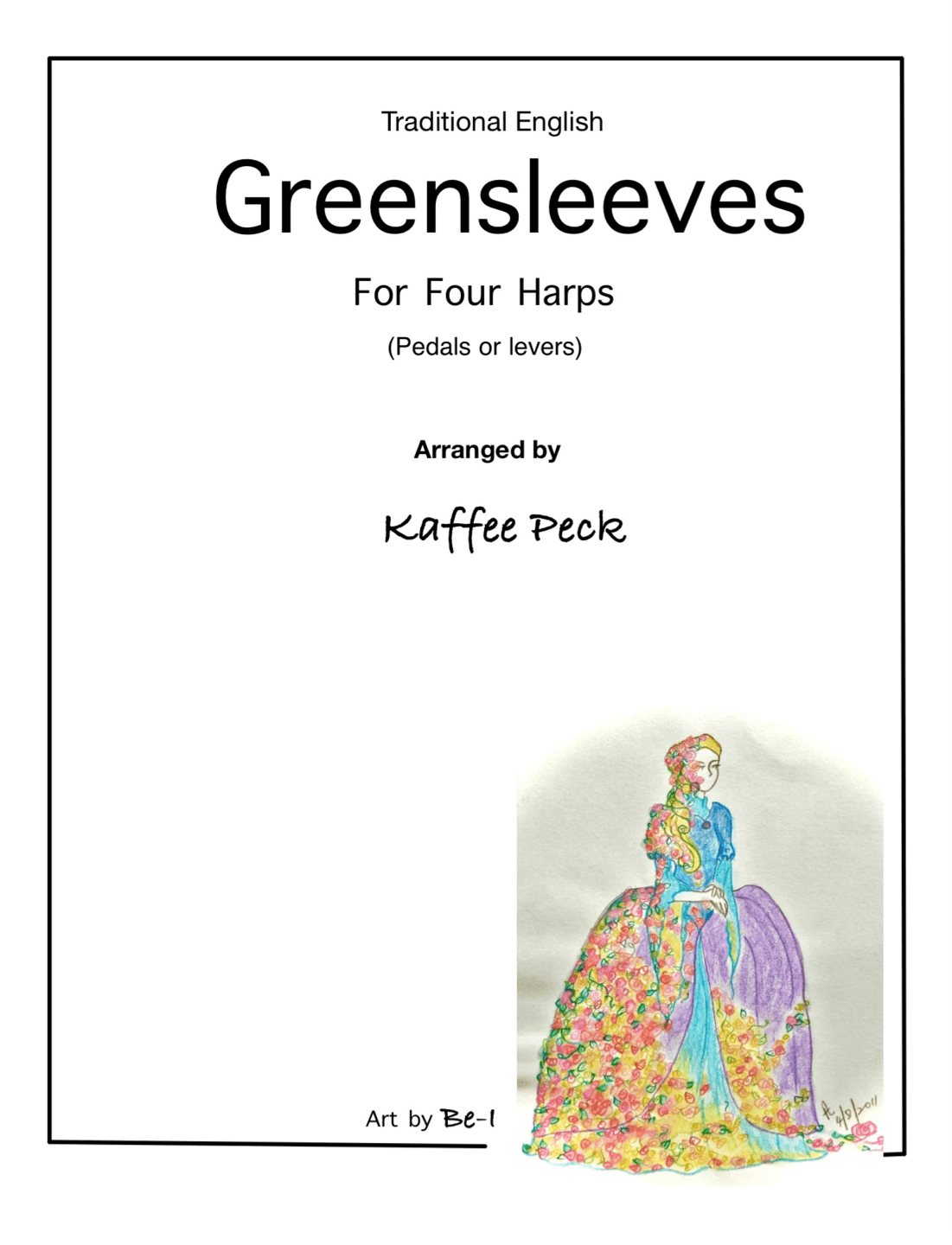 Greensleeves/ What Child is This (for four harps) (arr. Kaffee Peck)