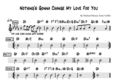 Nothing's Gonna Change My Love For You (arr. Lef Germenlis)