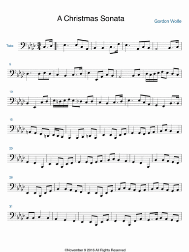 A Christmas Sonata (arr. Gordon Wolfe)