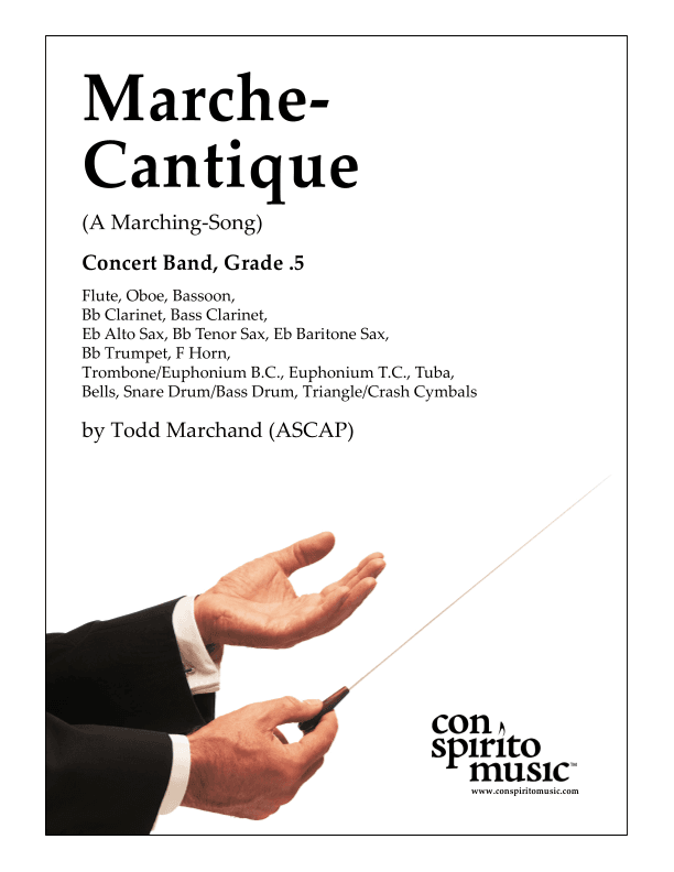 March-Cantique (a Marching-Song) — concert band
