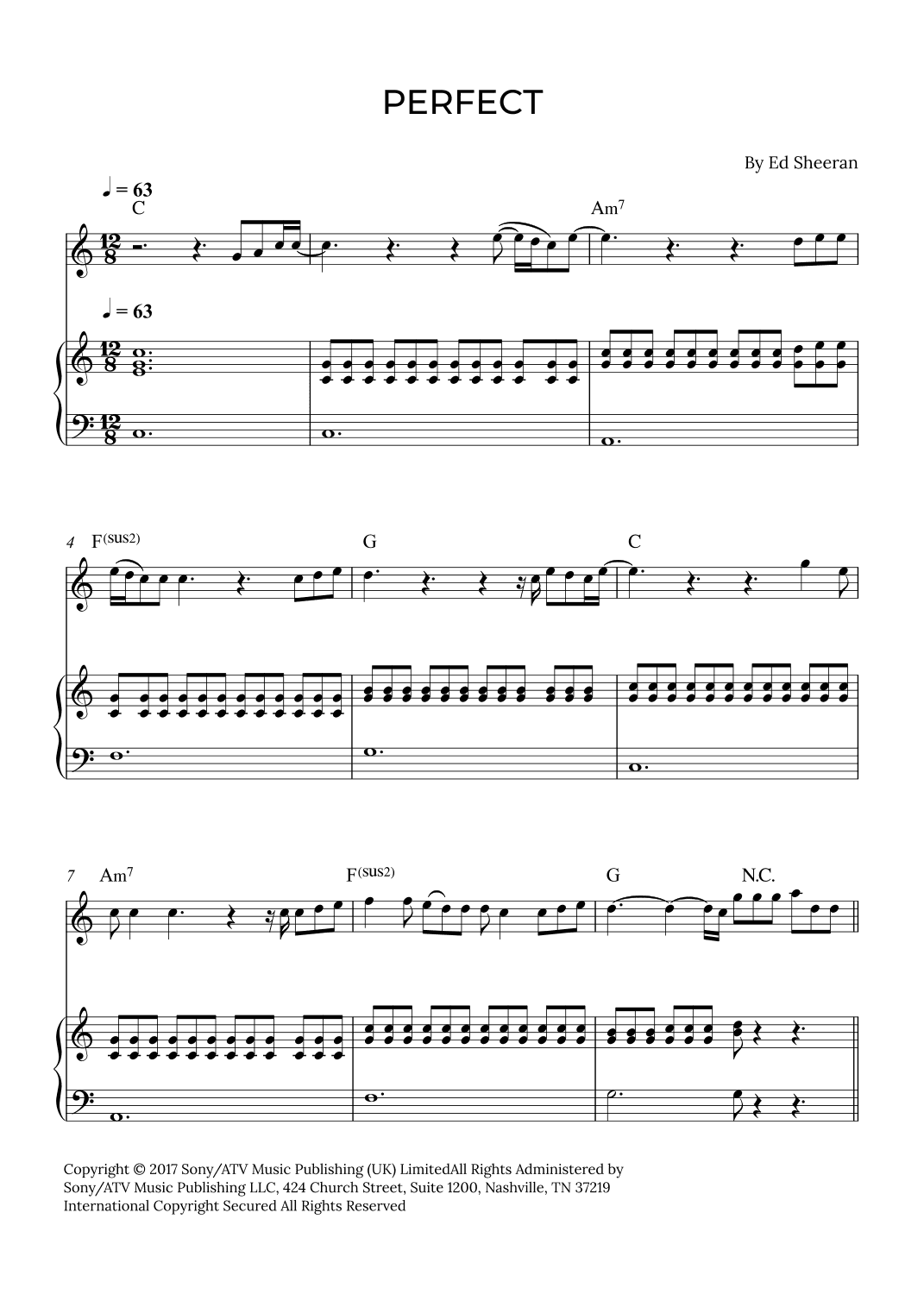 Perfect (arr. Alex Nunes Rodrigues)
