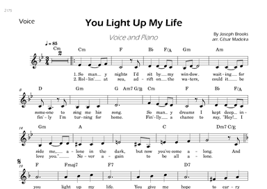 You Light Up My Life (arr. César Madeira)