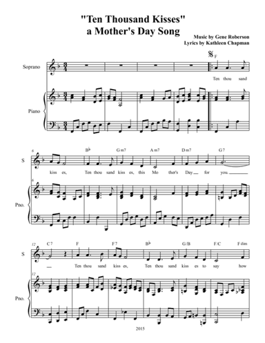 Ten Thousand Kisses  (Mother's Day Song)