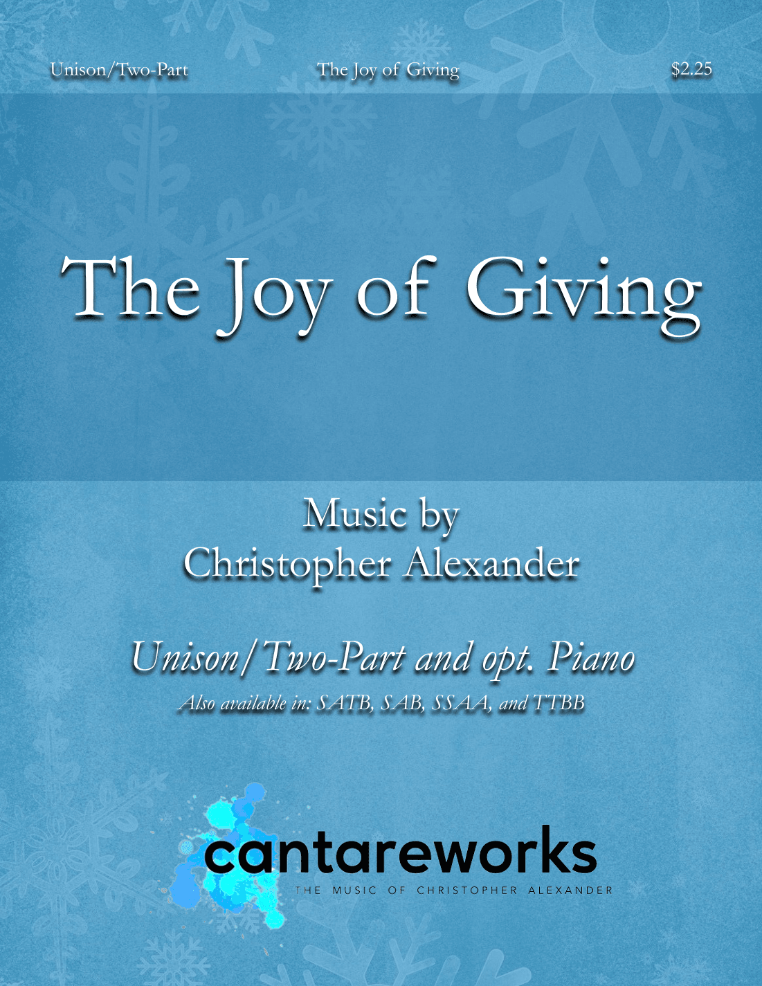 The Joy of Giving (Unison/Two-Part)