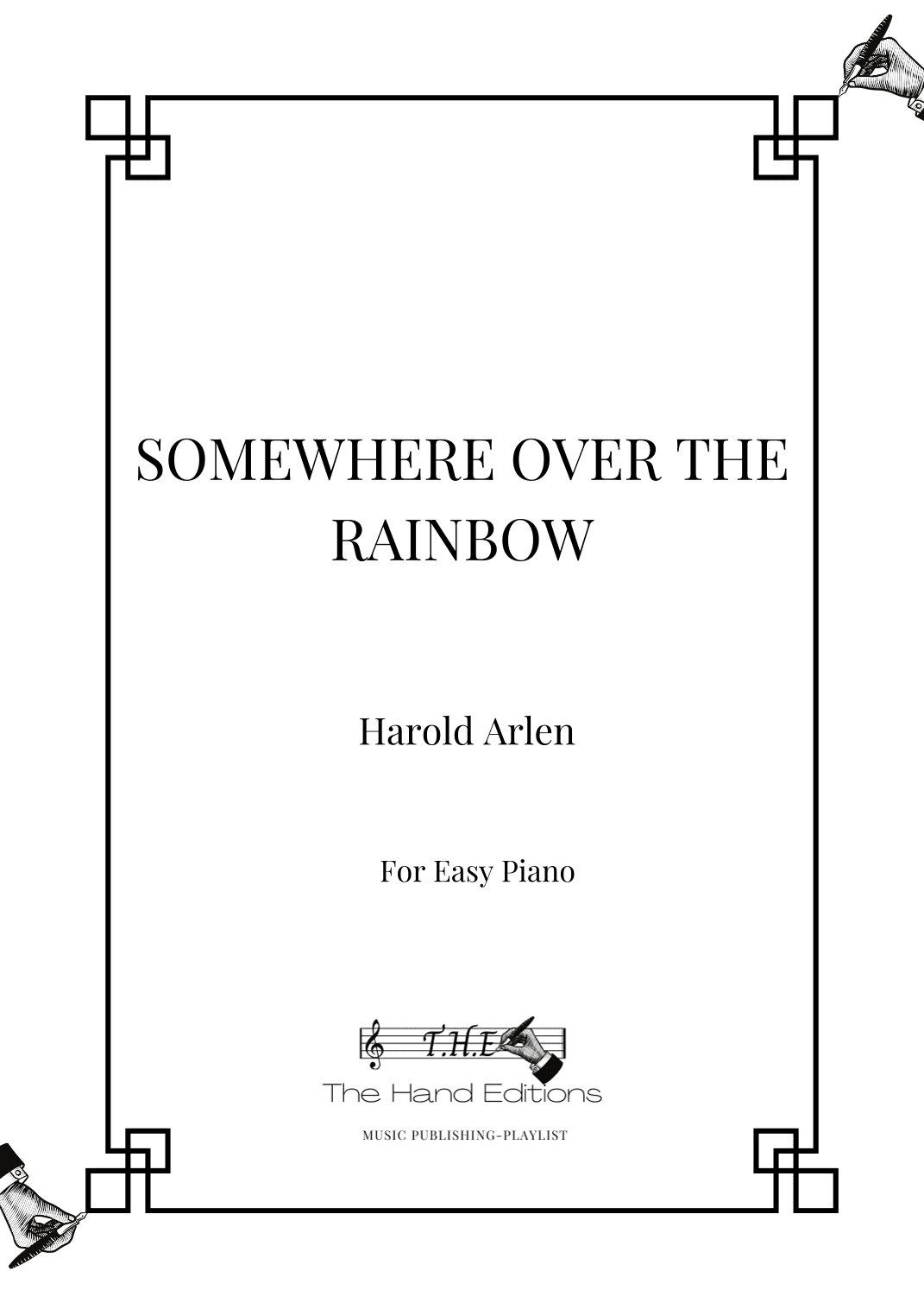 Over The Rainbow (arr. The Hand Editions)