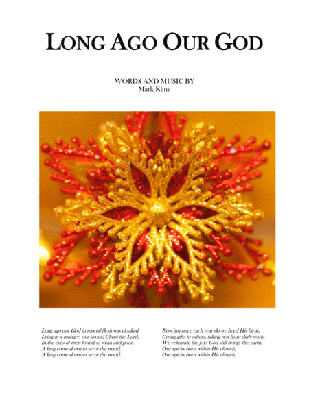 Long Ago Our God