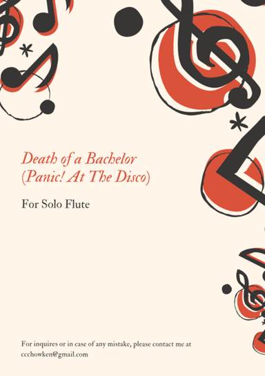 Death Of A Bachelor (arr. Ken Chow)