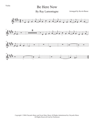 Be Here Now (arr. Kevin Busse)
