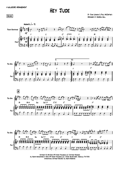 Hey Jude (arr. Andrew Will)