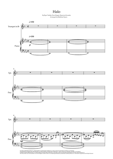 Halo (arr. Matthew pyeon)