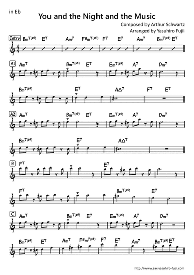 You And The Night And The Music (arr. Yasuhiro Fujii)
