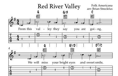 Red River Valley (arr. Brian Streckfus)