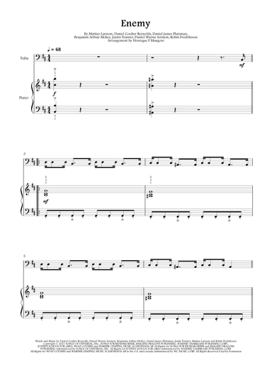 Enemy (arr. Henrique F Mangoni)