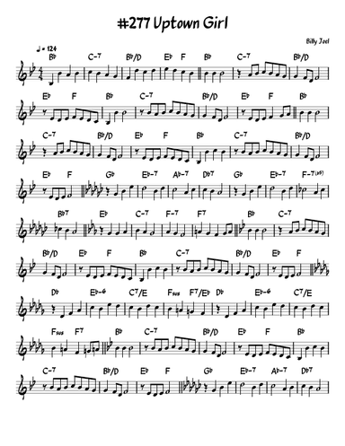 Uptown Girl (arr. John Fries)