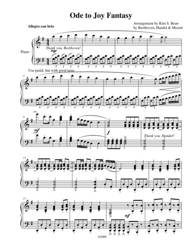 Ode to Joy Fantasy (arr. Kim S. Bean)