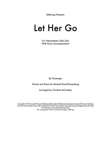 Let Her Go (arr. Caroline McCaskey)
