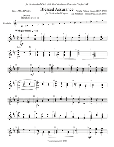 Blessed Assurance (arr. Jonathan Thomas Madden)