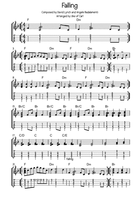 Twin Peaks Theme (arr. Carl Thomas - Uke of Carl)
