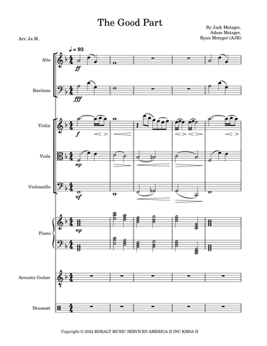The Good Part (arr. Jaidan Malloy (Ja.M.))