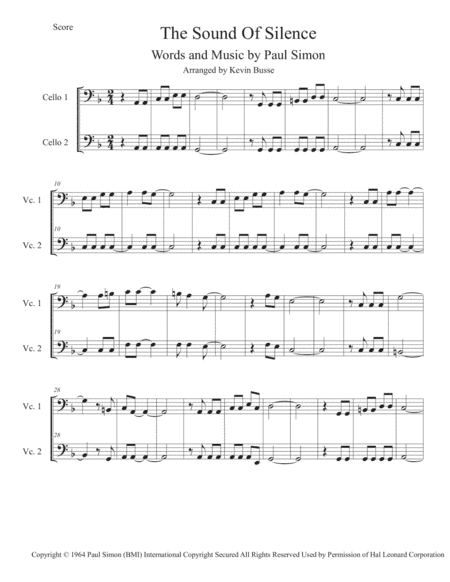 The Sound Of Silence (arr. Kevin Busse)