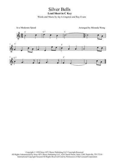 Silver Bells (arr. Miranda Wong)
