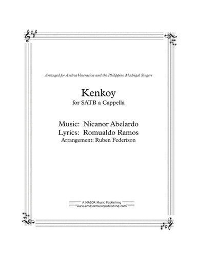 Kenkoy.   A Filipino funny song,  SATB a-cappella (arr. A Major Music Publishing)