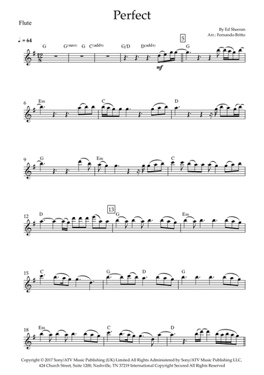 Perfect (arr. Fernando Britto)